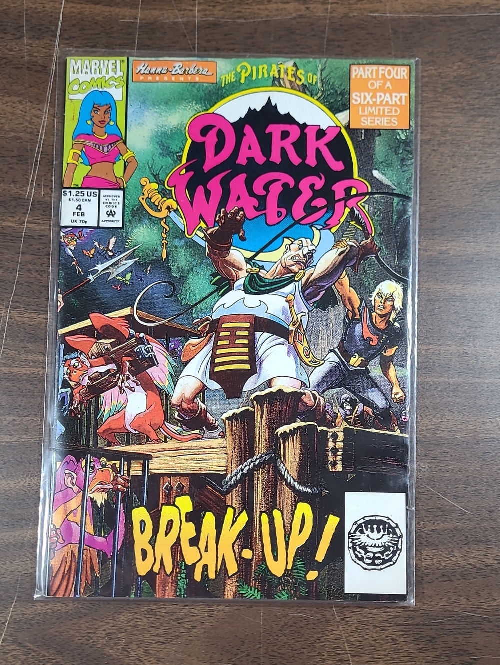 Dark Water #4 Comic Book February - Bold Pink & Green Cover Bagged
